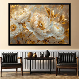 Golden Petal Harmony - NicheCanvas