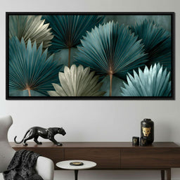 Verdant Palms Held By Time - NicheCanvas