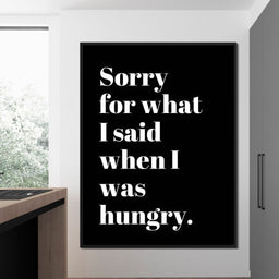 Apology Before Snacks Take Over - NicheCanvas