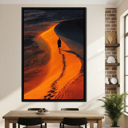 Solitude On Burning Sands - NicheCanvas