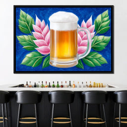 Floral Refreshment Beer Fusion - NicheCanvas