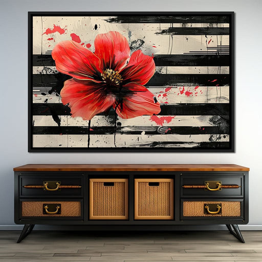 Bloom of Contrasts Canvas Print