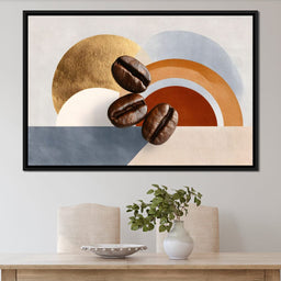 Golden Bean Sunrise Canvas - NicheCanvas