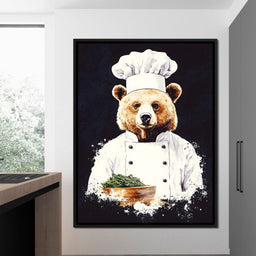 Chef Bear Culinary Delight - NicheCanvas
