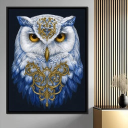 Gilded Owl Night Guardian - NicheCanvas
