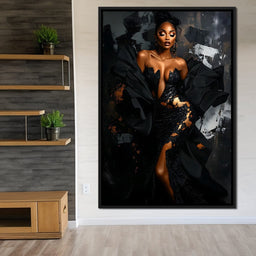 Elegance in Shadow Dance - NicheCanvas