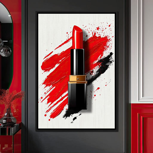 Lipstick Essence Bold Expression Canvas Print