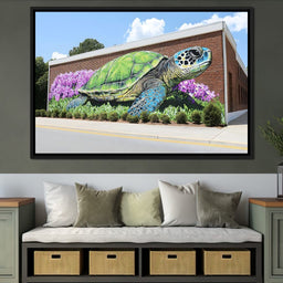 Street Art - Sea Turtle - NicheCanvas