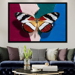 Butterfly Colorblock Flight - NicheCanvas