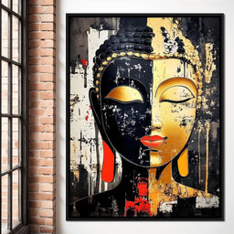 Golden Reflections Buddha Splendor - NicheCanvas