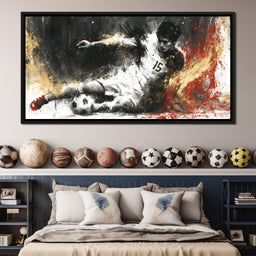 Momentum Of The Striker - NicheCanvas