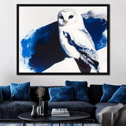 Owl Of The Celestial Night - NicheCanvas