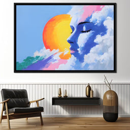 Dreamscape of Sunlit Skies - NicheCanvas