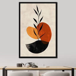 Plant Leaf Abstract Balance - NicheCanvas