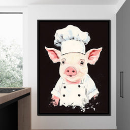 Pig Chef Culinary Delight - NicheCanvas