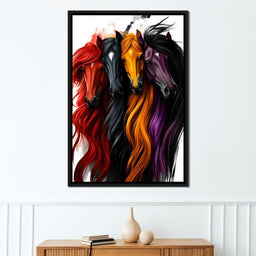 Equestrian Quartet Harmony - NicheCanvas