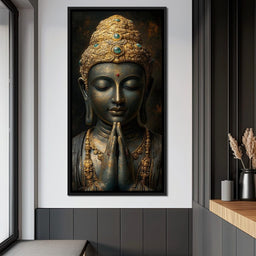 Golden Buddha Tranquility - NicheCanvas