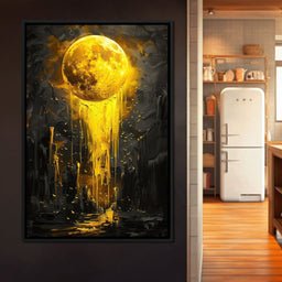 Golden Monolith Meltdown - NicheCanvas