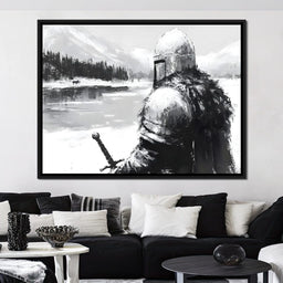Knight of Winter Vigilance - NicheCanvas