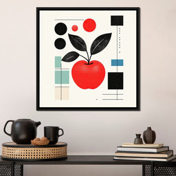 Geometric Apple - NicheCanvas