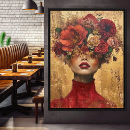 Blossom Crowned Silence - NicheCanvas