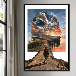 Where The Mind Travels Toward Home - NicheCanvas