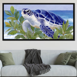 Ocean Voyager Sea Turtle Breeze - NicheCanvas