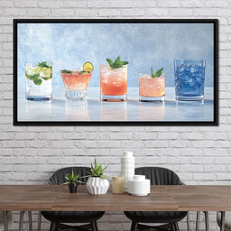 Colorful Cocktails - NicheCanvas