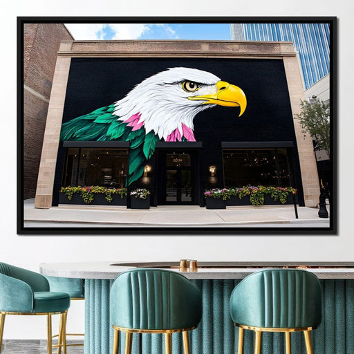 Street Art - Eagle Canvas Print