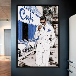 Espresso Break on the Boulevard - NicheCanvas