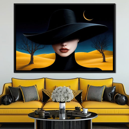Enigmatic Beauty - TooplesArt Canvas Print