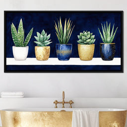 Pots of Verdant Harmony - NicheCanvas