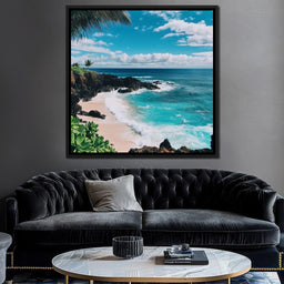 Oceanic Tranquility Haven - NicheCanvas