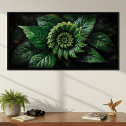 Tropical Fern Leaf Bouquet - NicheCanvas