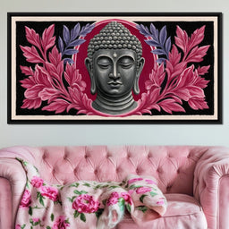 Tranquil Lotus Buddha Reverie - NicheCanvas