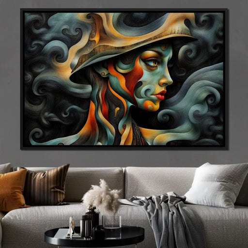 The Swirl of Thought - TooplesArt Canvas Print