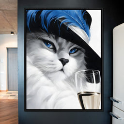 Glamour Feline Elegance - NicheCanvas