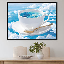 Cup of Clouds Sky Dream - NicheCanvas