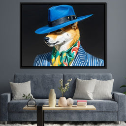 Canine Dapper Delight - NicheCanvas