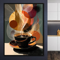 Morning Brew Abstract Fusion - NicheCanvas