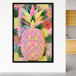 Tropical Solstice Island Pineapple - NicheCanvas