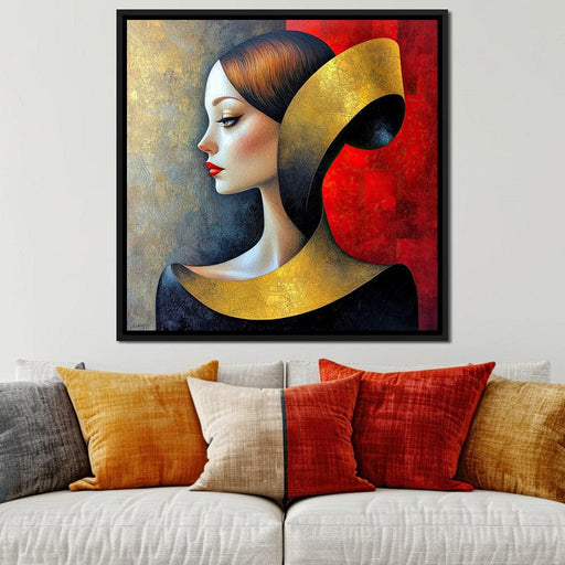 A Portrait of Power - TooplesArt Canvas Print
