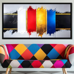 Vibrant Cascade of Colors - NicheCanvas