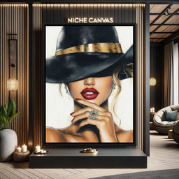 Midnight Allure Elegance - NicheCanvas