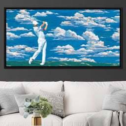 Swinging Through Dream Clouds - NicheCanvas