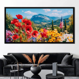 Majestic Valley Blooms Vista - NicheCanvas