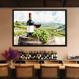 Vineyard Landscape - NicheCanvas