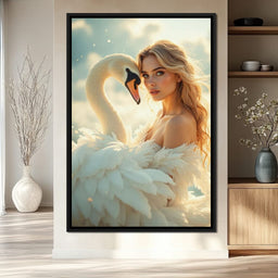 The Swan Maiden - Johanjjf - NicheCanvas