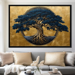 Blue Tree Of Life - NicheCanvas