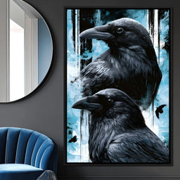 Silent Ravens Watchers Of The Cold - NicheCanvas